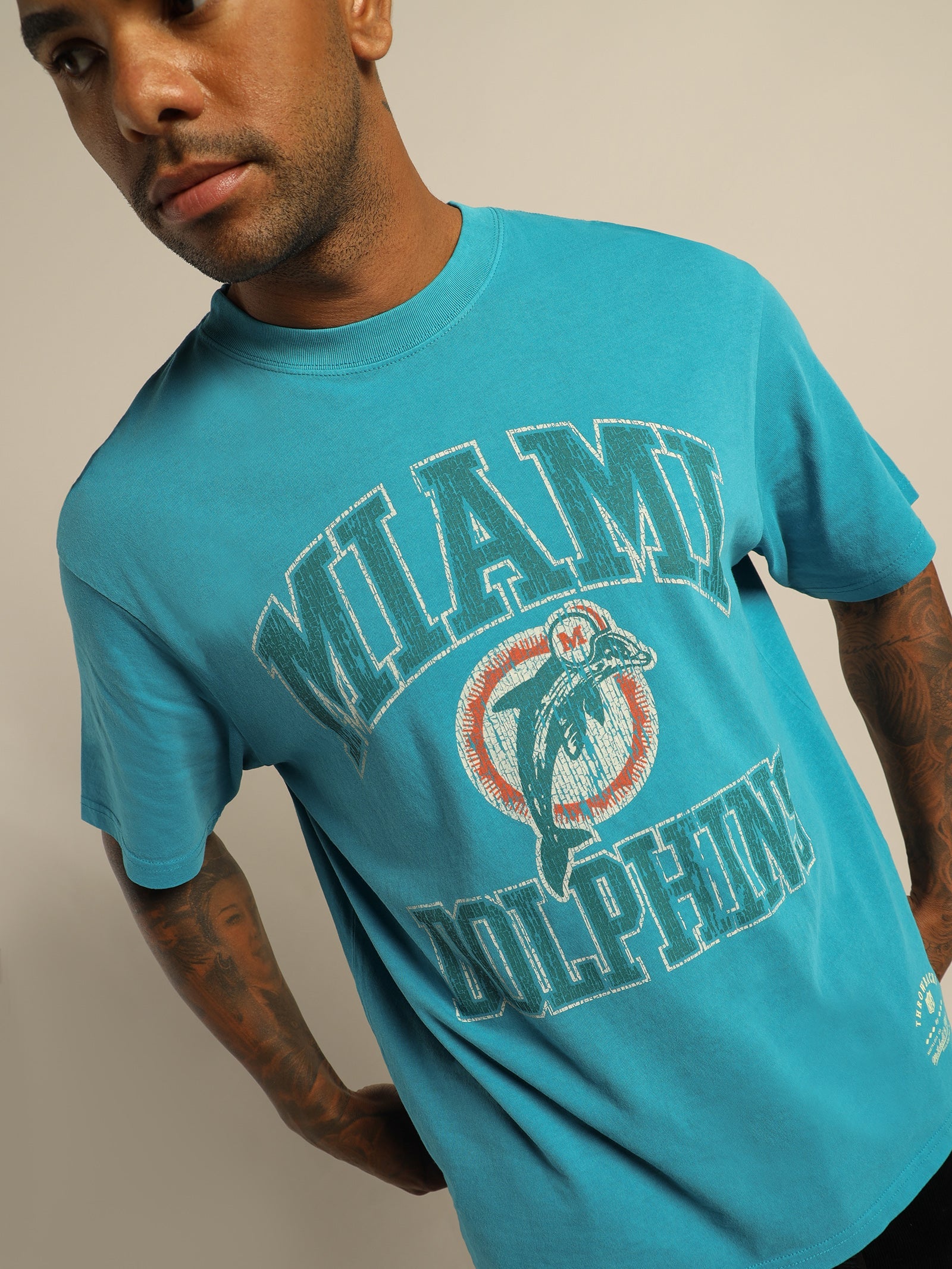 Miami Dolphins T-Shirt in Teal - Glue Store