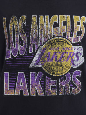 Los Angeles Lakers T-Shirt in Faded Purple - Glue Store NZ