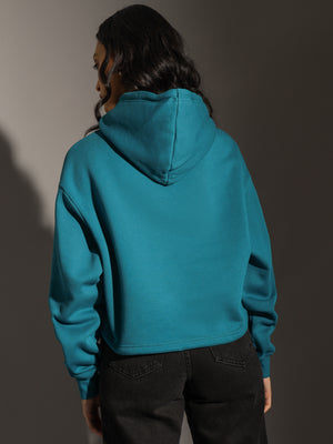 Mitchell & Ness - Miami Dolphins Vintage Arch Crop Hoodie in Faded Teal