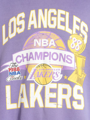 Los Angeles Lakers T-Shirt in Faded Purple - Glue Store NZ