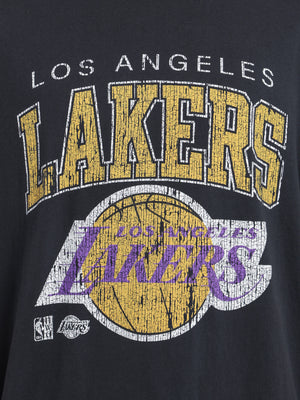 Los Angeles Lakers T-Shirt in Faded Purple - Glue Store NZ