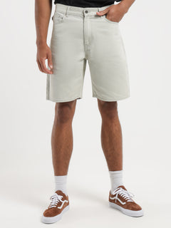 Washed Canvas Big Ol Shorts in Bone - Stussy