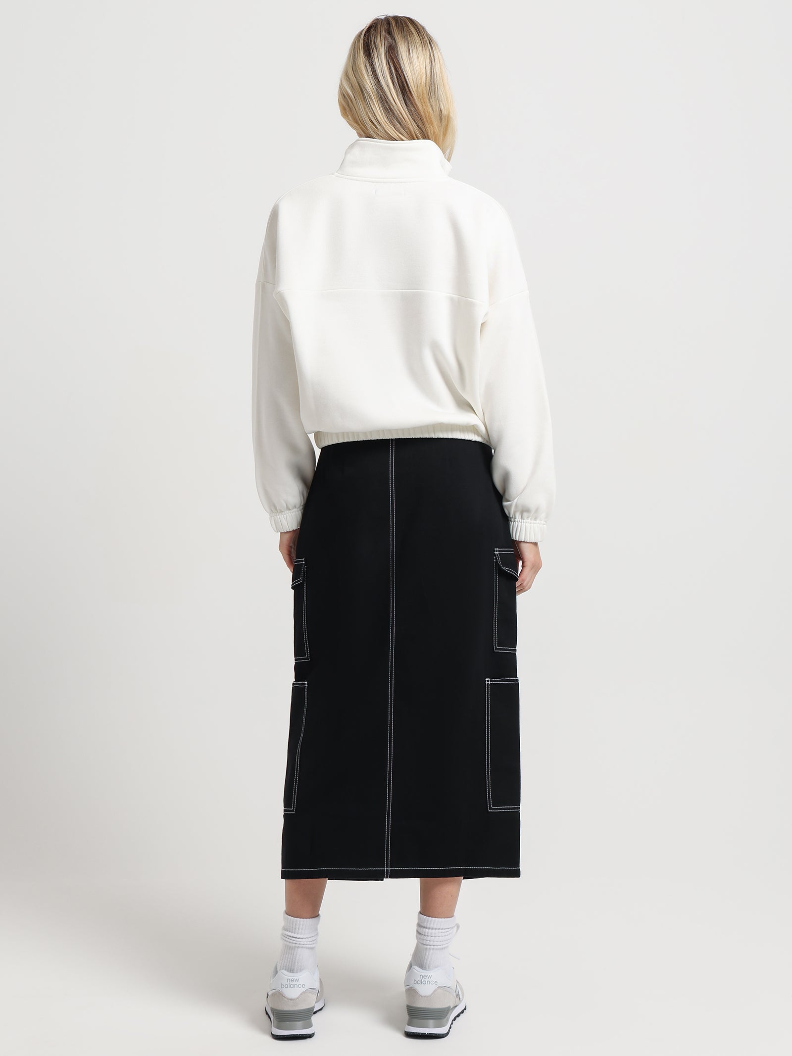 Neptune Denim Skirt in Black - Glue Store NZ